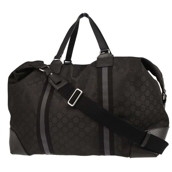 Gucci Black Nylon 2way Handbag - Picture 1 of 9